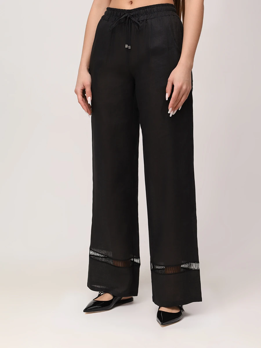 Брюки льняные