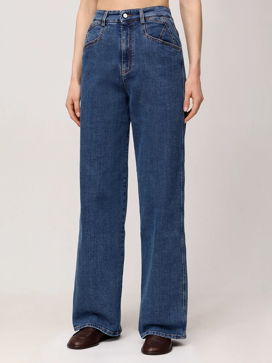 Джинсы хлопковые