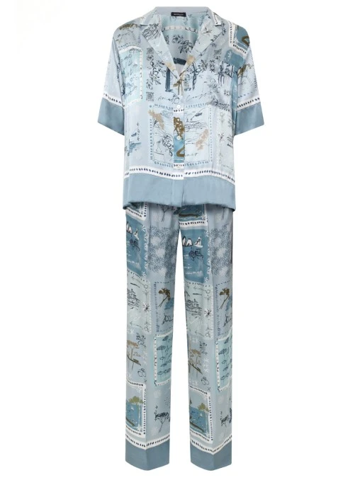 Костюм шелковыы KITON