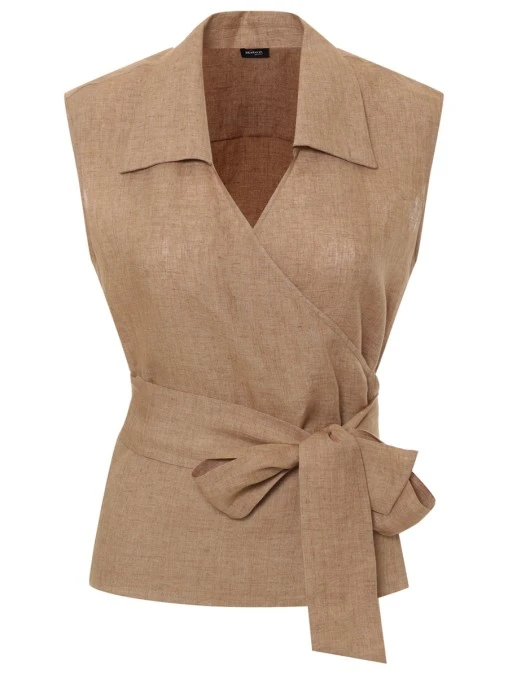 Топ льняной KITON