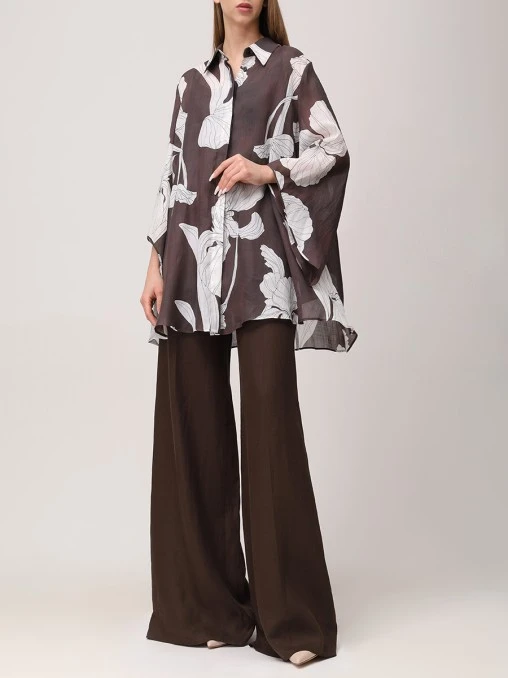 Блуза из рами MARINA RINALDI