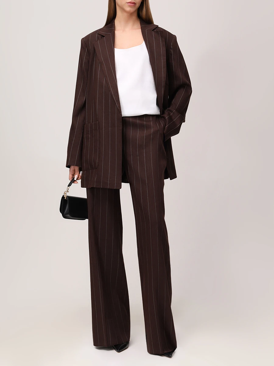 Брюки льняные