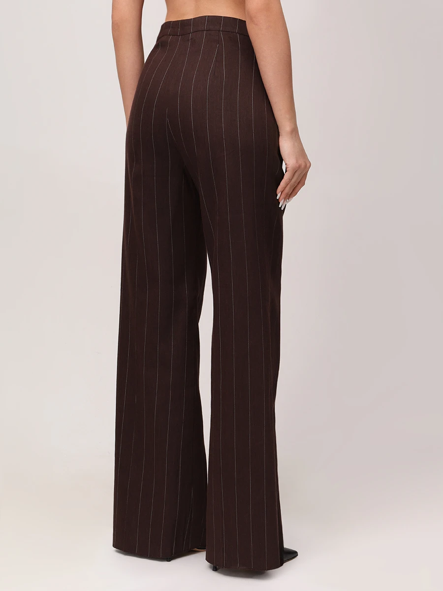 Брюки льняные