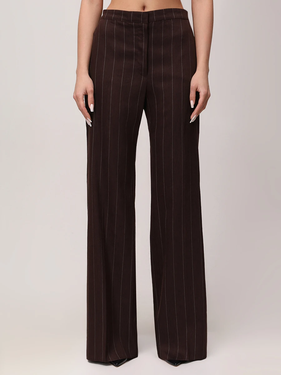 Брюки льняные