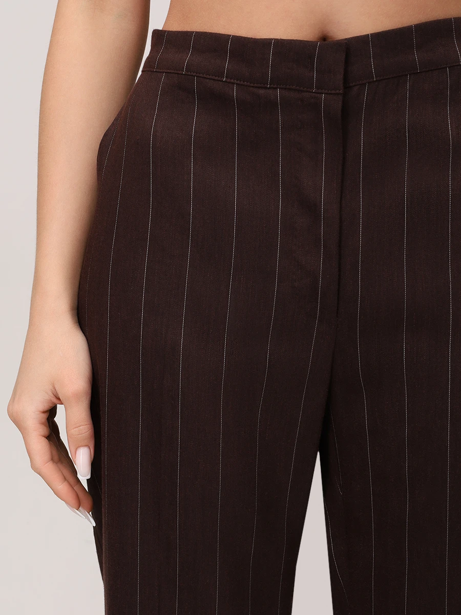 Брюки льняные