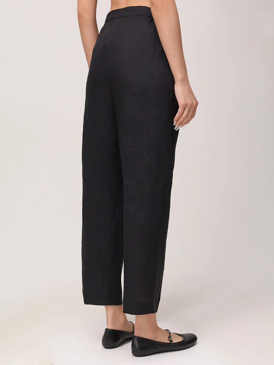 Брюки льняные