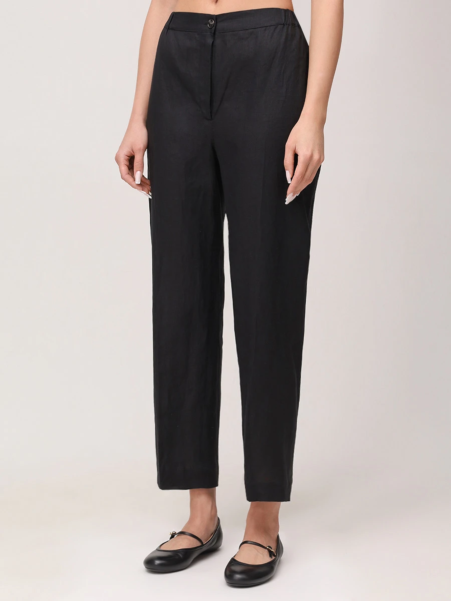 Брюки льняные