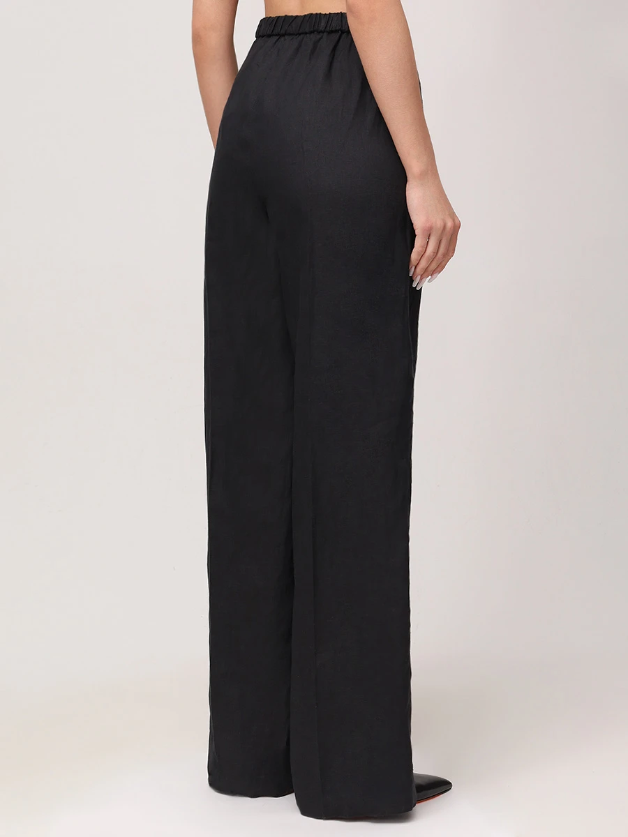 Брюки льняные