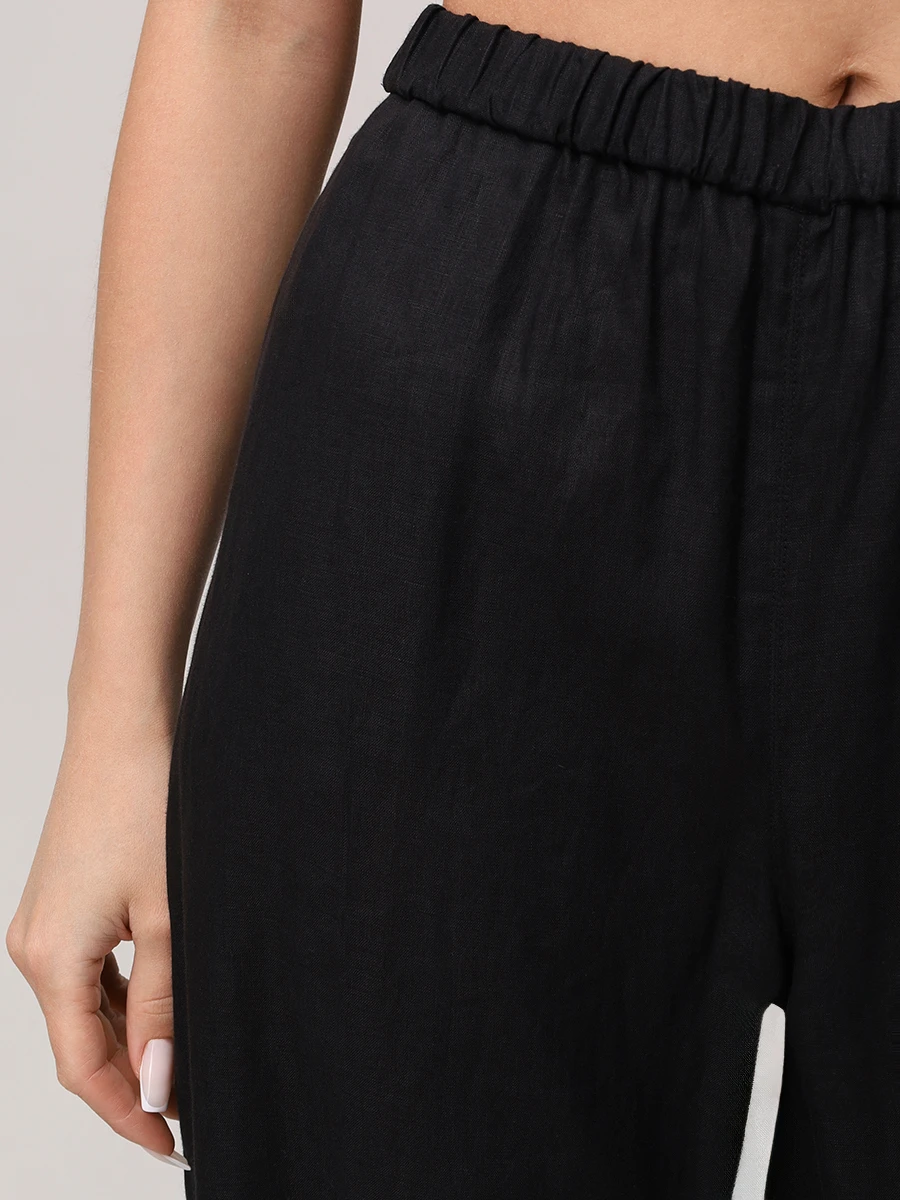 Брюки льняные