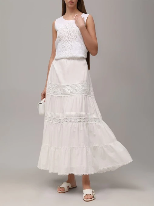 Юбка хлопковая MARINA RINALDI