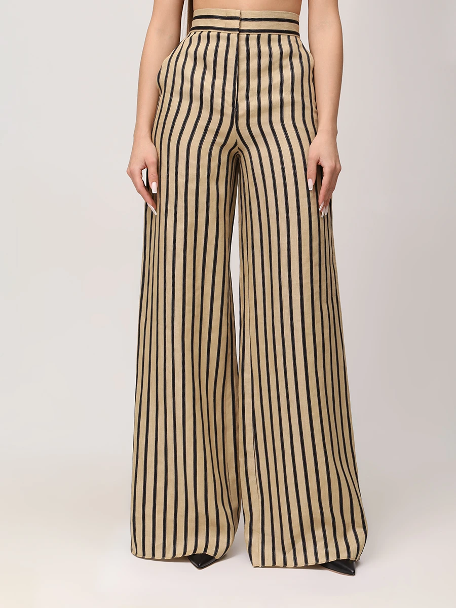 Брюки льняные