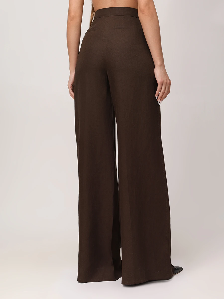 Брюки льняные