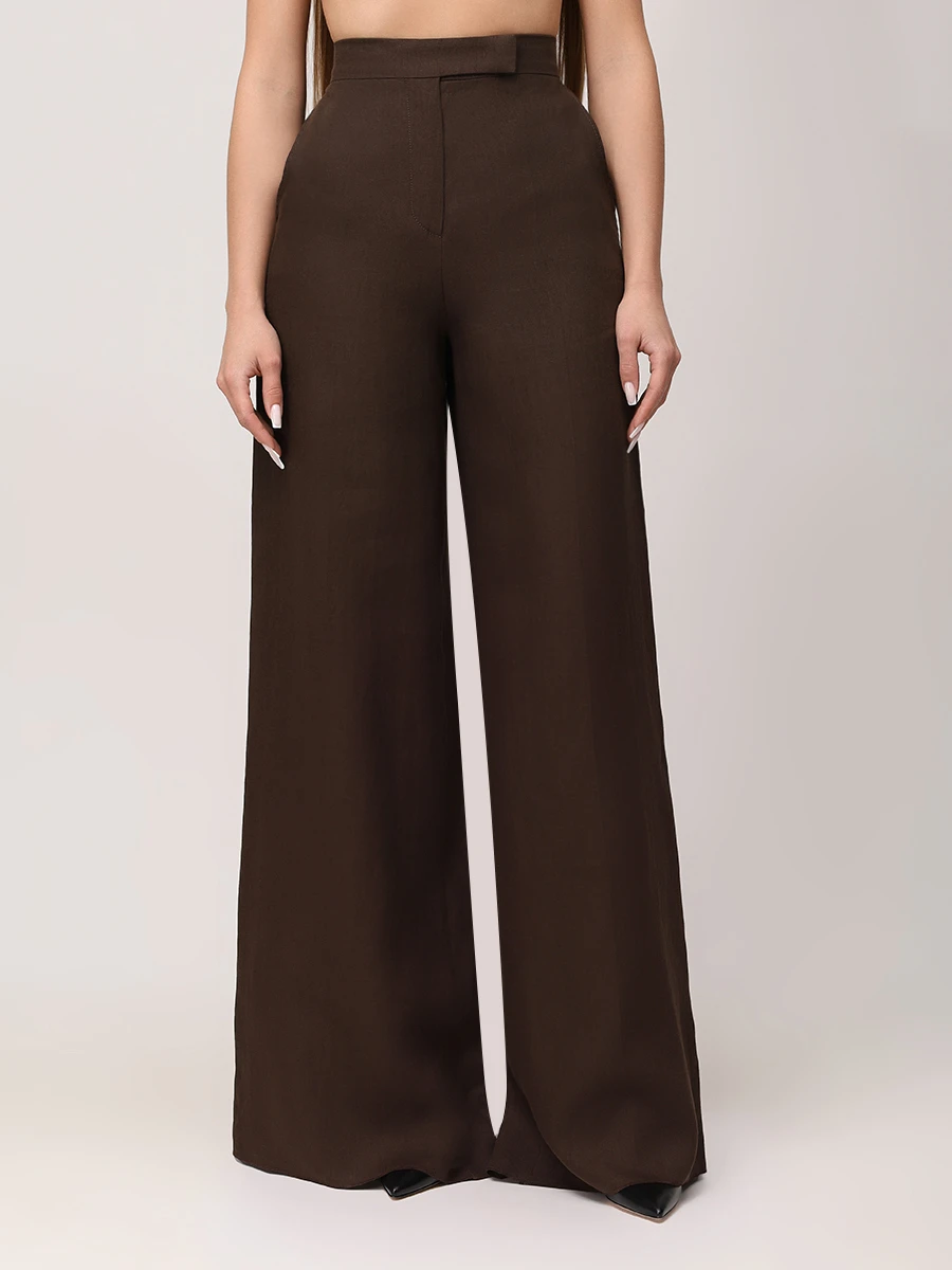 Брюки льняные