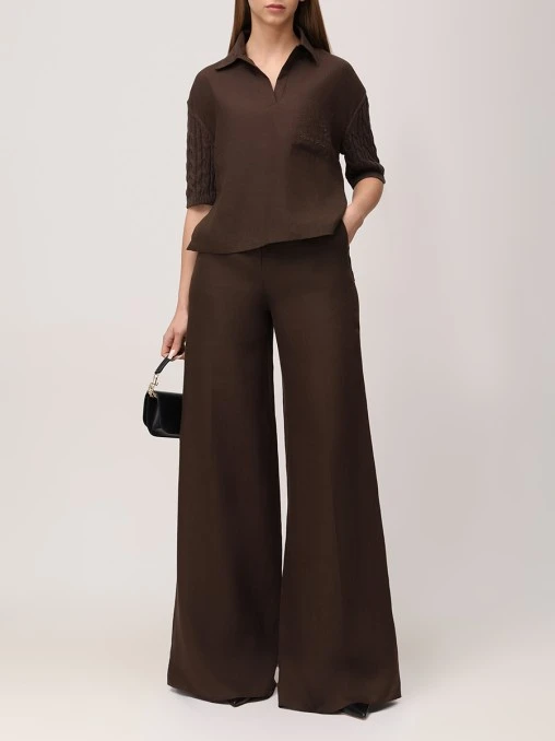 Брюки льняные MAX MARA