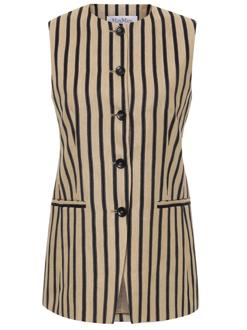 Жилет льняной MAX MARA
