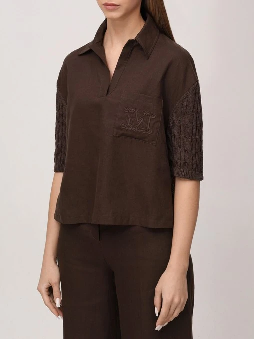 Поло комбинированное MAX MARA
