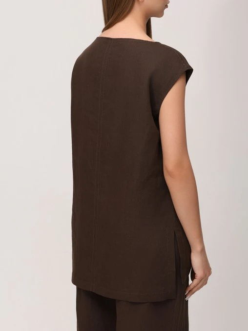 Топ льняной MAX MARA