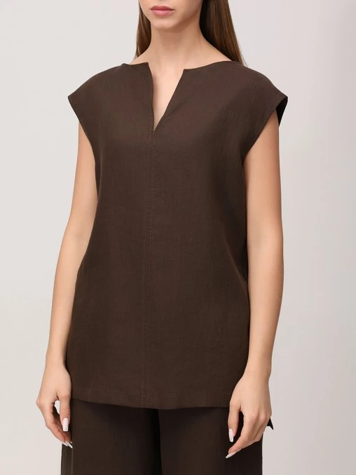 Топ льняной MAX MARA