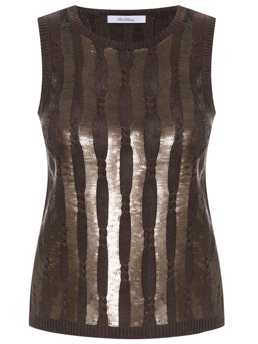 Топ льняной MAX MARA