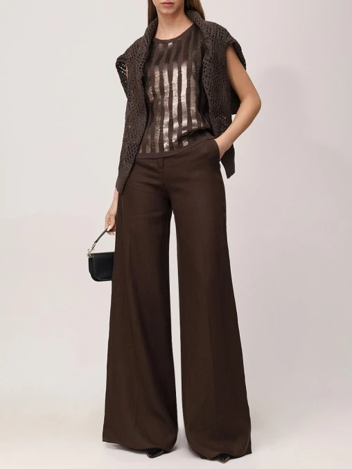 Топ льняной MAX MARA