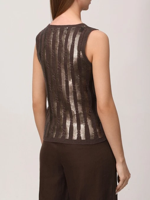 Топ льняной MAX MARA