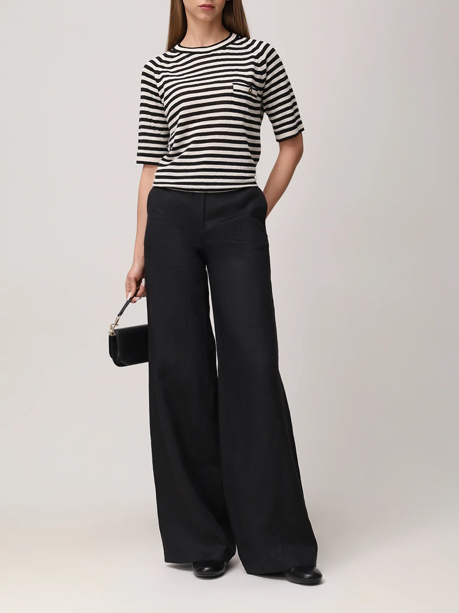 Брюки льняные