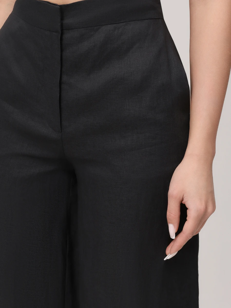 Брюки льняные