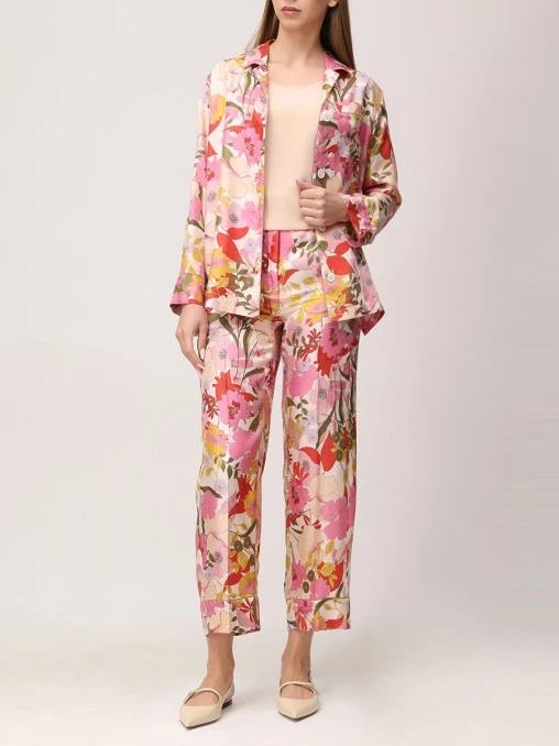 Костюм шелковый S MAX MARA