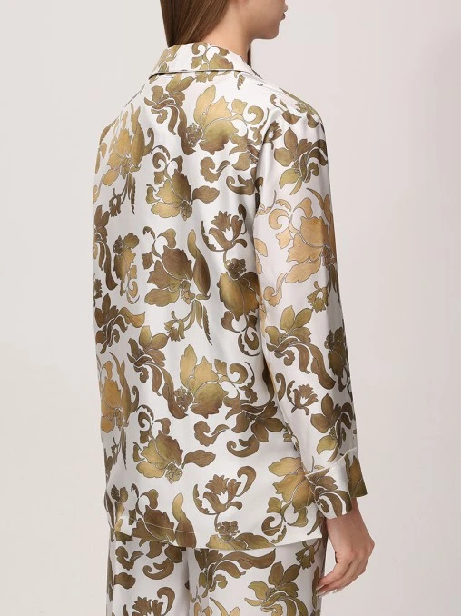 Костюм шелковый S MAX MARA
