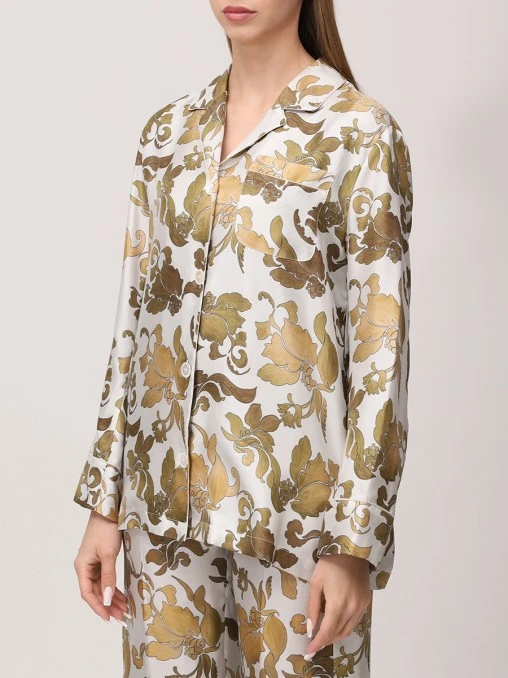 Костюм шелковый S MAX MARA