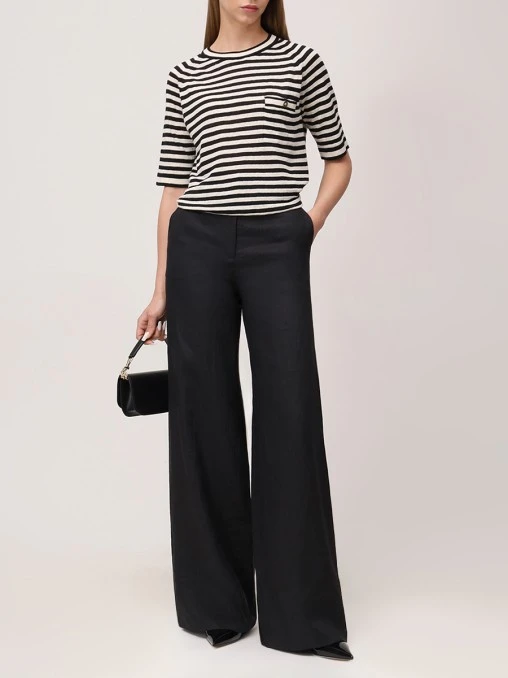 Джемпер льняной S MAX MARA