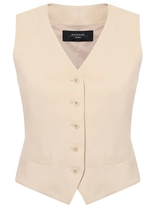 Жилет из вискозы WEEKEND MAX MARA