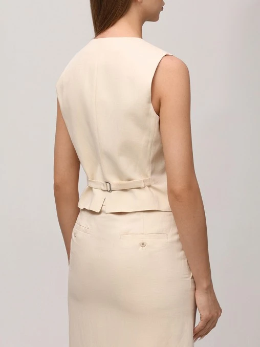 Жилет из вискозы WEEKEND MAX MARA