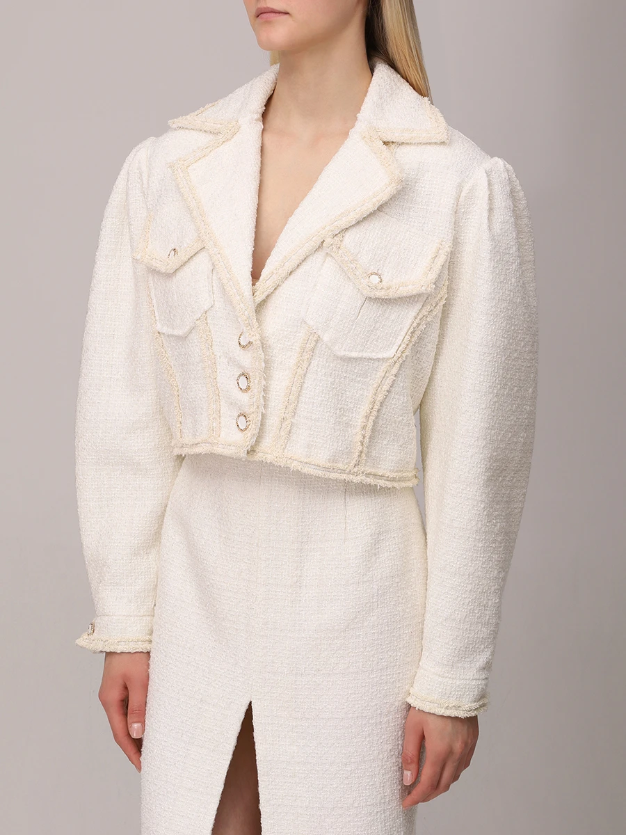 Жакет твидовый