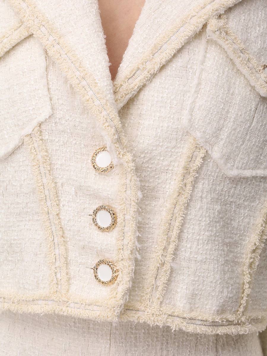 Жакет твидовый