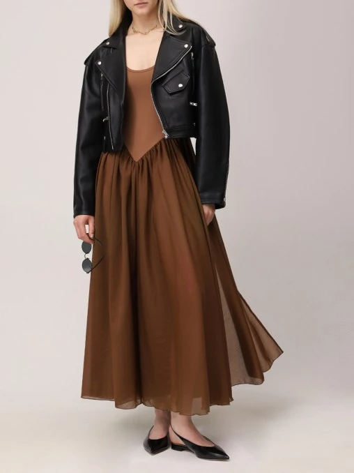 Платье комбинированное MASTERPEACE