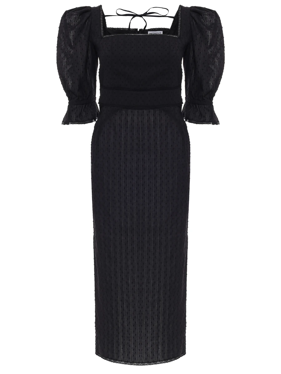 Платье-футляр хлопковое