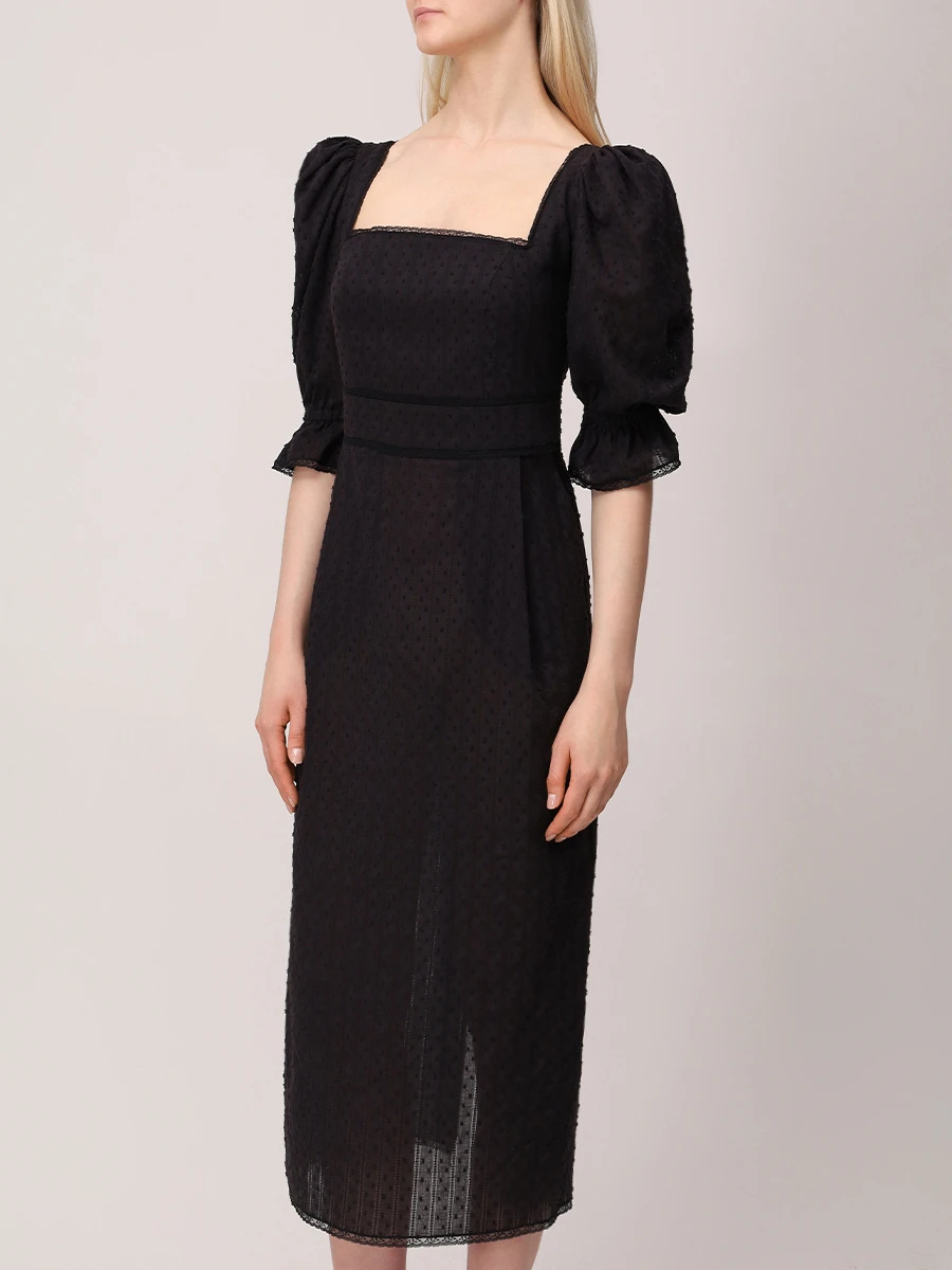 Платье-футляр хлопковое