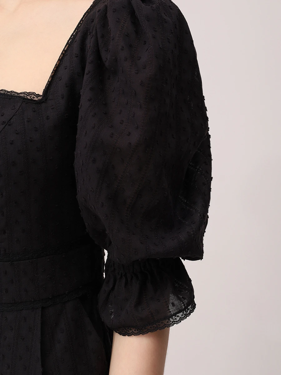 Платье-футляр хлопковое