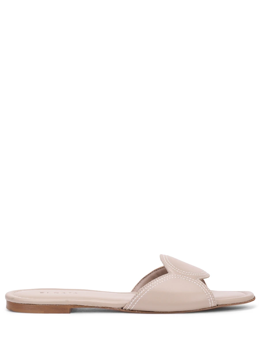 Шлепанцы кожаные Lucia