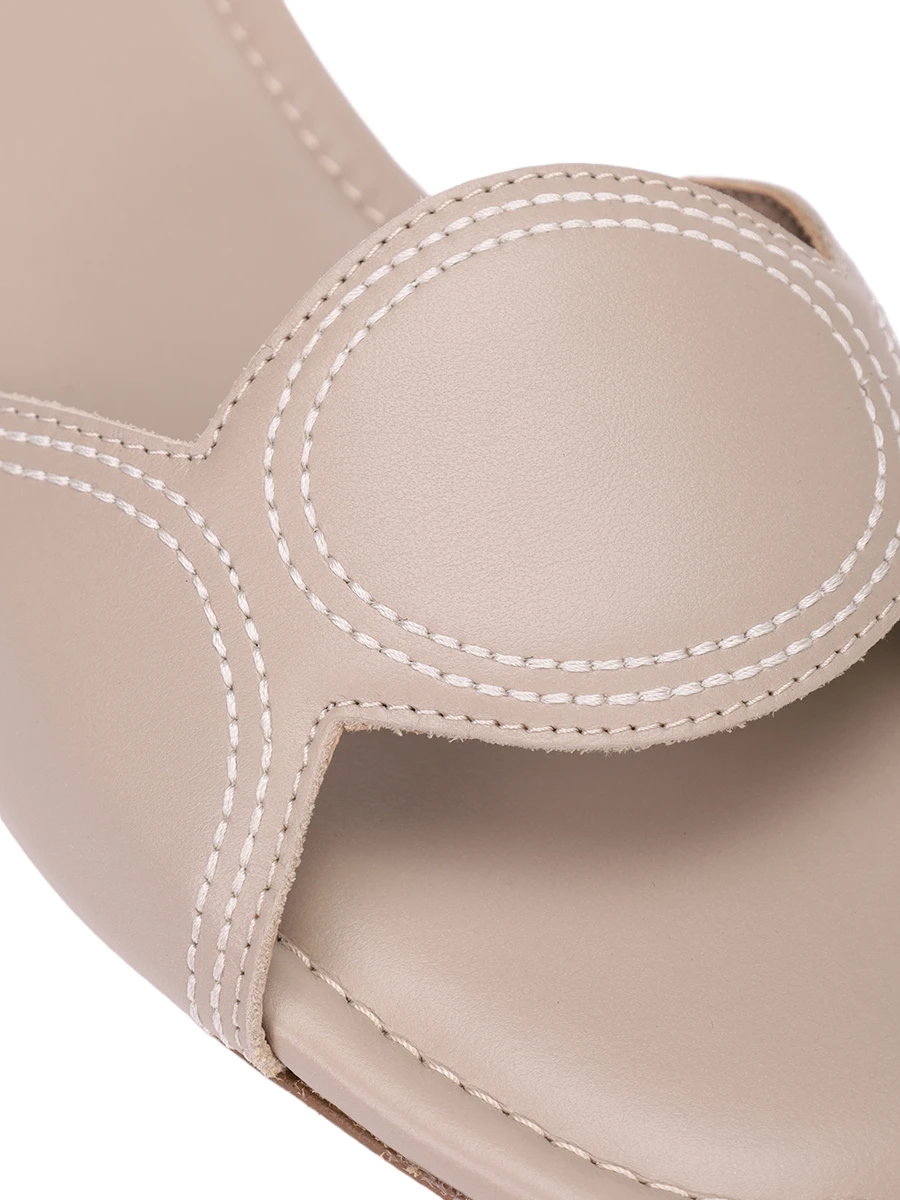 Шлепанцы кожаные Lucia