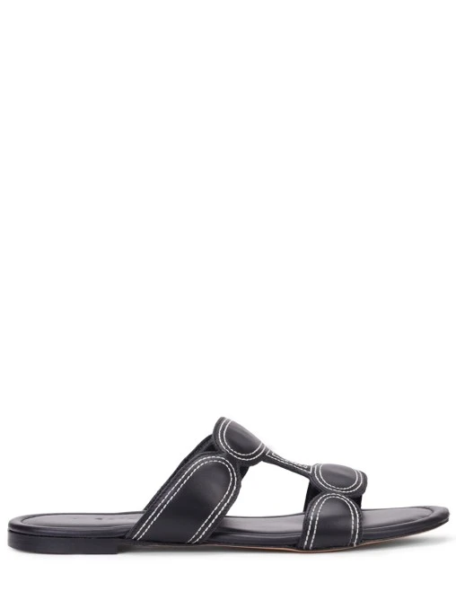 Шлепанцы кожаные Luna DI GAIA