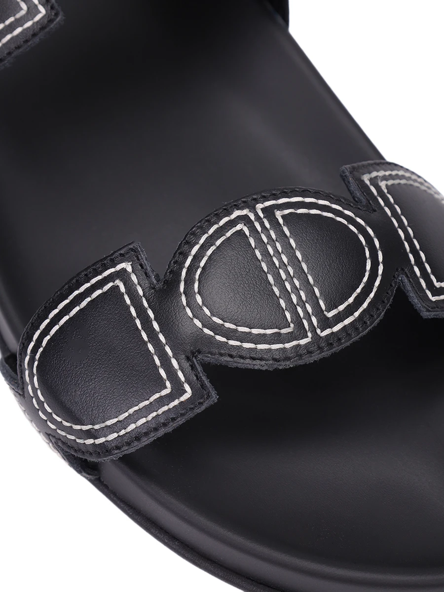 Шлепанцы кожаные Mia