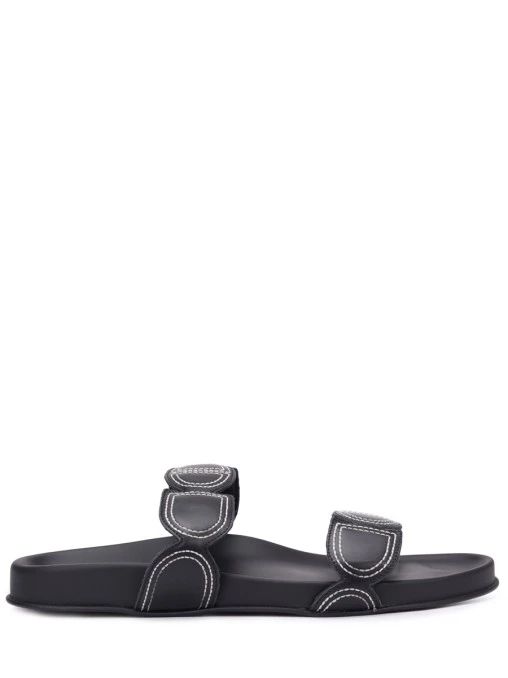 Шлепанцы кожаные Mia DI GAIA