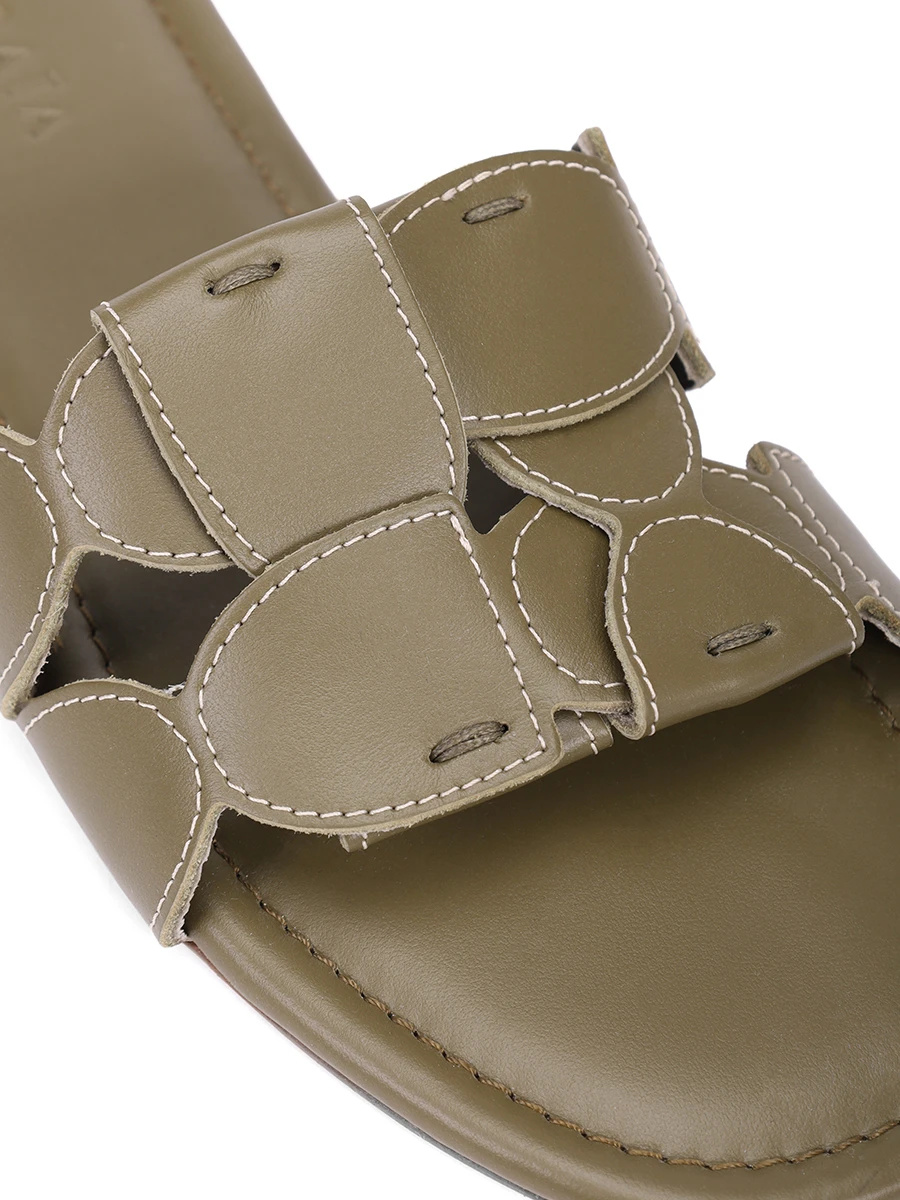 Шлепанцы кожаные Totem