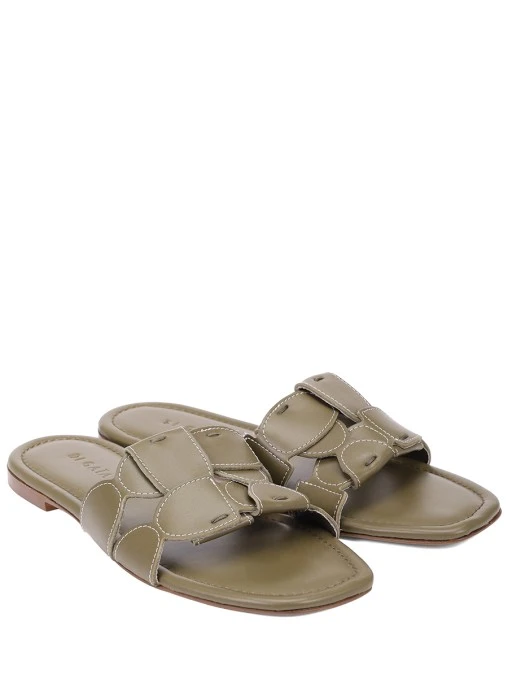 Шлепанцы кожаные Totem DI GAIA