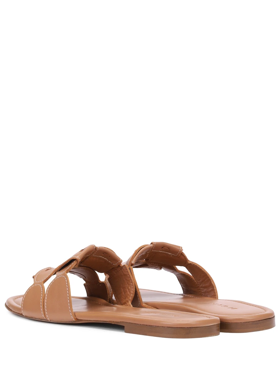 Шлепанцы кожаные Totem