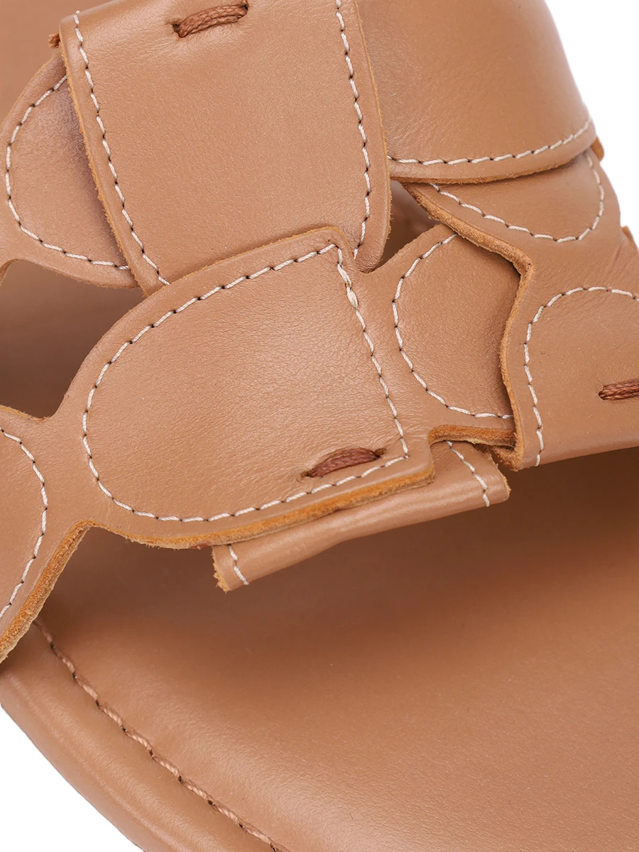 Шлепанцы кожаные Totem