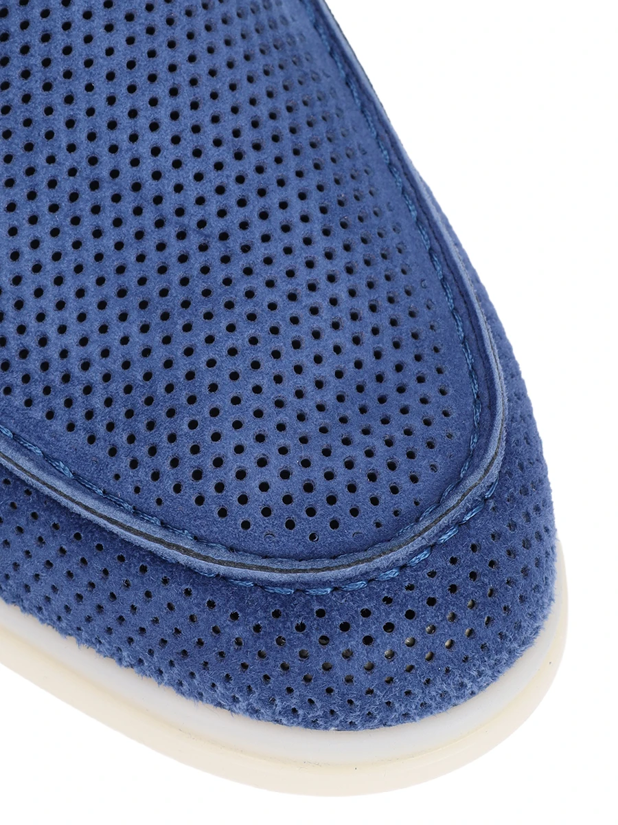 Лоферы замшевые