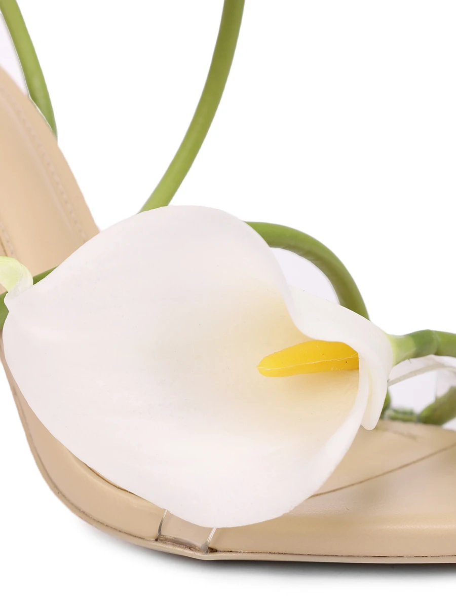 Босоножки кожаные